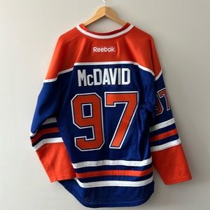 Connor McDavid Oilers Reebok Jersey (L)